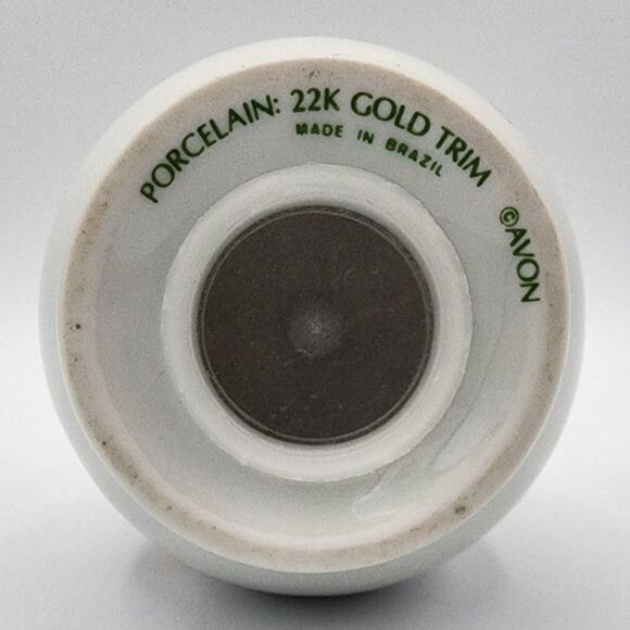 Vintage Avon 1978 Fine Porcelain 22K Gold Trim Red Strawberry Tall Sugar Shaker - Picture 7 of 7